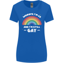 I'm 60 And I'm Still Gay LGBT Womens Wider Cut T-Shirt Royal Blue