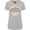I'm 70 And I'm Still Gay LGBT Womens Wider Cut T-Shirt Sports Grey