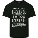 I'm Called Papa Grandparents Day Mens Cotton T-Shirt Tee Top Black