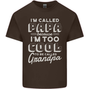 I'm Called Papa Grandparents Day Mens Cotton T-Shirt Tee Top Dark Chocolate