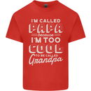 I'm Called Papa Grandparents Day Mens Cotton T-Shirt Tee Top Red