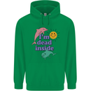 I'm Dead Inside Dolphins Sunrise Childrens Kids Hoodie Irish Green