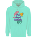 I'm Dead Inside Dolphins Sunrise Childrens Kids Hoodie Peppermint