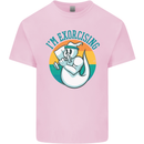 I'm Exorcising Funny Halloween Gym Fitness Kids T-Shirt Childrens Light Pink
