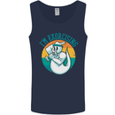 I'm Exorcising Funny Halloween Gym Fitness Mens Vest Tank Top Navy Blue