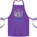 I'm Going to Be a Big Sister Unicorn Cotton Apron 100% Organic Purple