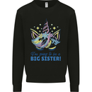 I'm Going to Be a Big Sister Unicorn Kids Sweatshirt Jumper Black