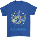 I'm Going to Be a Big Sister Unicorn Mens T-Shirt Cotton Gildan Royal Blue