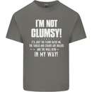 I'm Not Clumsy Funny Slogan Joke Beer Kids T-Shirt Childrens Charcoal