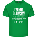 I'm Not Clumsy Funny Slogan Joke Beer Kids T-Shirt Childrens Irish Green