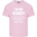 I'm Not Clumsy Funny Slogan Joke Beer Kids T-Shirt Childrens Light Pink