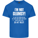 I'm Not Clumsy Funny Slogan Joke Beer Mens Cotton T-Shirt Tee Top Royal Blue