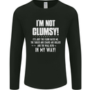 I'm Not Clumsy Funny Slogan Joke Beer Mens Long Sleeve T-Shirt Black