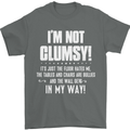 I'm Not Clumsy Funny Slogan Joke Beer Mens T-Shirt Cotton Gildan Charcoal