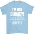 I'm Not Clumsy Funny Slogan Joke Beer Mens T-Shirt Cotton Gildan Light Blue