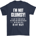 I'm Not Clumsy Funny Slogan Joke Beer Mens T-Shirt Cotton Gildan Navy Blue