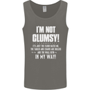 I'm Not Clumsy Funny Slogan Joke Beer Mens Vest Tank Top Charcoal