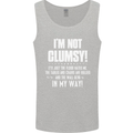 I'm Not Clumsy Funny Slogan Joke Beer Mens Vest Tank Top Sports Grey