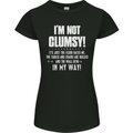I'm Not Clumsy Funny Slogan Joke Beer Womens Petite Cut T-Shirt Black