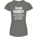 I'm Not Clumsy Funny Slogan Joke Beer Womens Petite Cut T-Shirt Charcoal