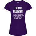I'm Not Clumsy Funny Slogan Joke Beer Womens Petite Cut T-Shirt Purple