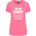 I'm Not Clumsy Funny Slogan Joke Beer Womens Wider Cut T-Shirt Azalea