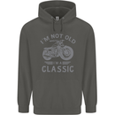 I'm Not Old I'm a Classic Motorcycle Biker Childrens Kids Hoodie Storm Grey