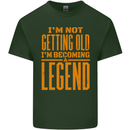 I'm Not Old I'm a Legend Funny Birthday Mens Cotton T-Shirt Tee Top Forest Green