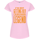 I'm Not Old I'm a Legend Funny Birthday Womens Petite Cut T-Shirt Light Pink