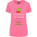 I'm Not Short I'm Elf Sized Funny Christmas Womens Wider Cut T-Shirt Azalea