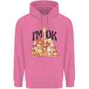 I'm OK Funny Cat Mum Dad Crazy Lady Kitten Mens 80% Cotton Hoodie Azelea