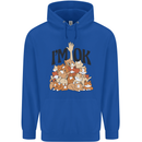I'm OK Funny Cat Mum Dad Crazy Lady Kitten Mens 80% Cotton Hoodie Royal Blue
