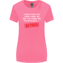 I'm Officially Retired Retirement Funny Womens Wider Cut T-Shirt Azalea