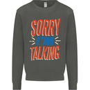 I'm Talking Funny Sacasm Sarcastic Slogan Kids Sweatshirt Jumper Storm Grey