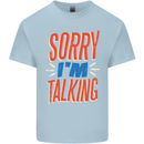 I'm Talking Funny Sacasm Sarcastic Slogan Kids T-Shirt Childrens Light Blue