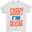 I'm Talking Funny Sacasm Sarcastic Slogan Mens T-Shirt Cotton Gildan White