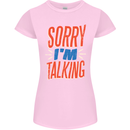 I'm Talking Funny Sacasm Sarcastic Slogan Womens Petite Cut T-Shirt Light Pink