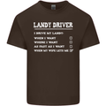 I'm a Landy Driver 4X4 Off Road Roadin Mens Cotton T-Shirt Tee Top Dark Chocolate