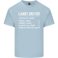 I'm a Landy Driver 4X4 Off Road Roadin Mens Cotton T-Shirt Tee Top Light Blue