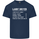 I'm a Landy Driver 4X4 Off Road Roadin Mens Cotton T-Shirt Tee Top Navy Blue
