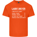 I'm a Landy Driver 4X4 Off Road Roadin Mens Cotton T-Shirt Tee Top Orange