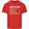 I'm a Landy Driver 4X4 Off Road Roadin Mens Cotton T-Shirt Tee Top Red
