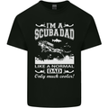 I'm a Scuba Diving Dad Father's Day Diver Mens Cotton T-Shirt Tee Top Black