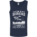 I'm a Scuba Diving Dad Father's Day Diver Mens Vest Tank Top Navy Blue