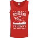 I'm a Scuba Diving Dad Father's Day Diver Mens Vest Tank Top Red