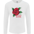 I'm a Wild Rose Mens Long Sleeve T-Shirt White