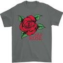 I'm a Wild Rose Mens T-Shirt Cotton Gildan Charcoal