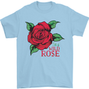 I'm a Wild Rose Mens T-Shirt Cotton Gildan Light Blue