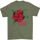 I'm a Wild Rose Mens T-Shirt Cotton Gildan Military Green