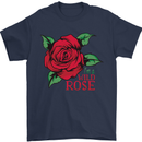 I'm a Wild Rose Mens T-Shirt Cotton Gildan Navy Blue